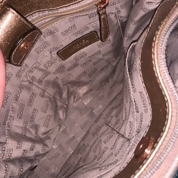 Michael Kors Rose Gold Purse - Picture 4 of 5